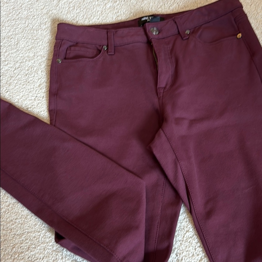 Nine West Burgundy Jeggings